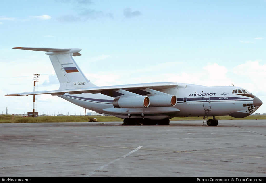 Aircraft Photo of RA-76487 | Ilyushin Il-76TD | Aeroflot | AirHistory.net #358290