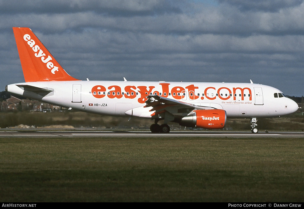 Aircraft Photo of HB-JZA | Airbus A319-111 | EasyJet | AirHistory.net #358303