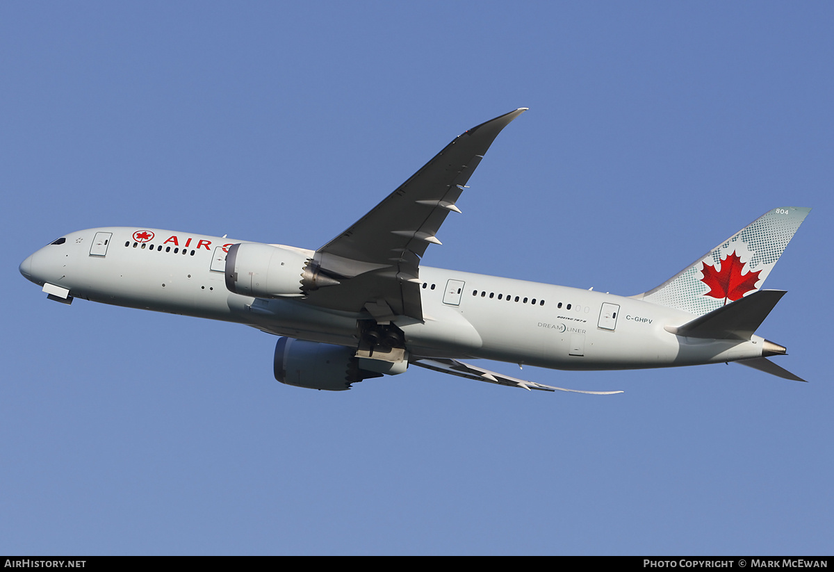 Aircraft Photo of C-GHPV | Boeing 787-8 Dreamliner | Air Canada | AirHistory.net #358306