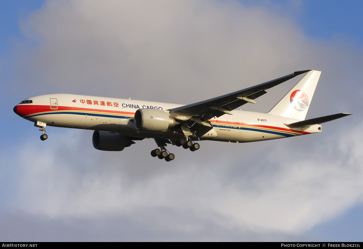 Aircraft Photo of B-2077 | Boeing 777-F6N | China Cargo Airlines | AirHistory.net #358308