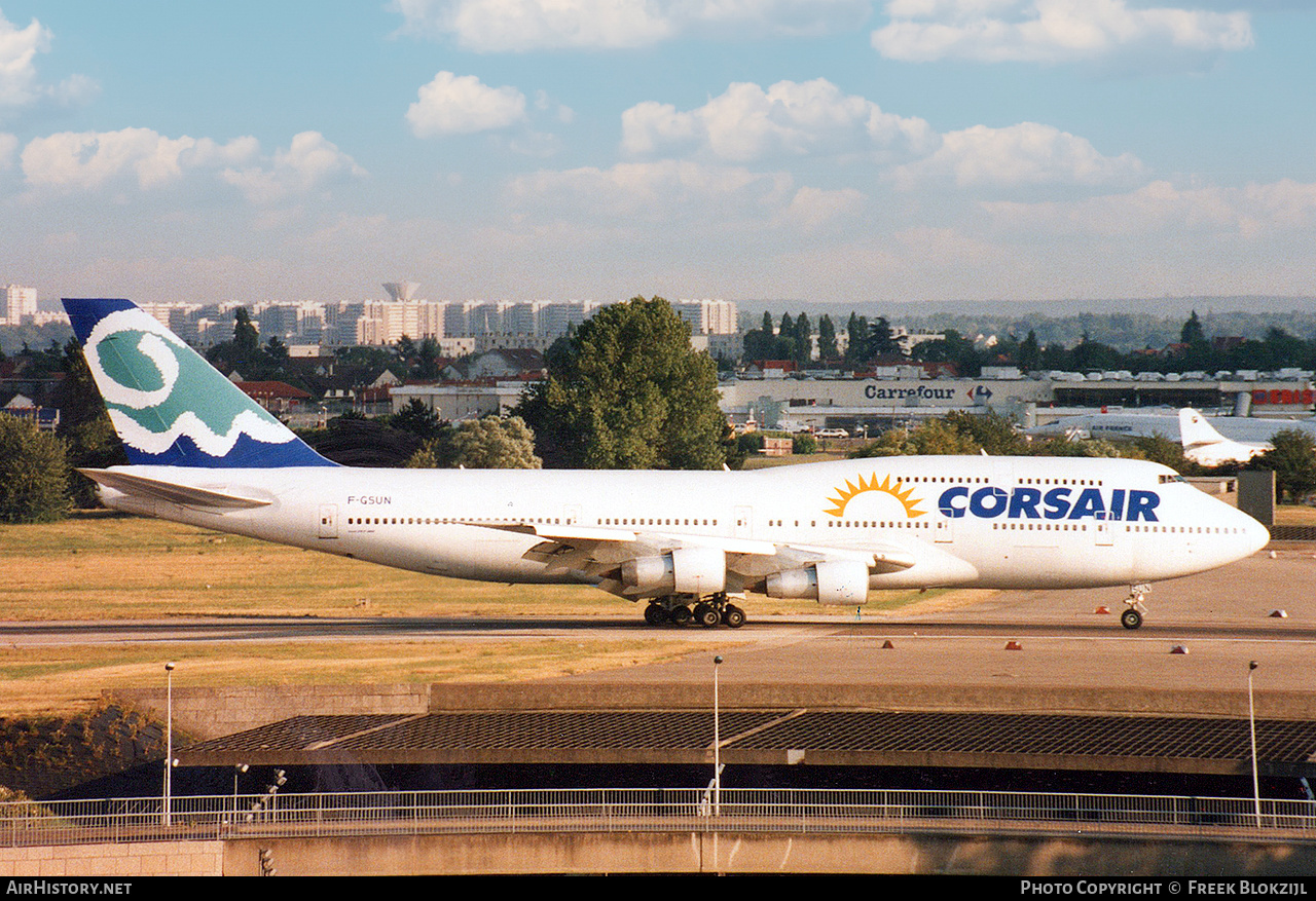 Aircraft Photo of F-GSUN | Boeing 747-312 | Corsair | AirHistory.net #358313