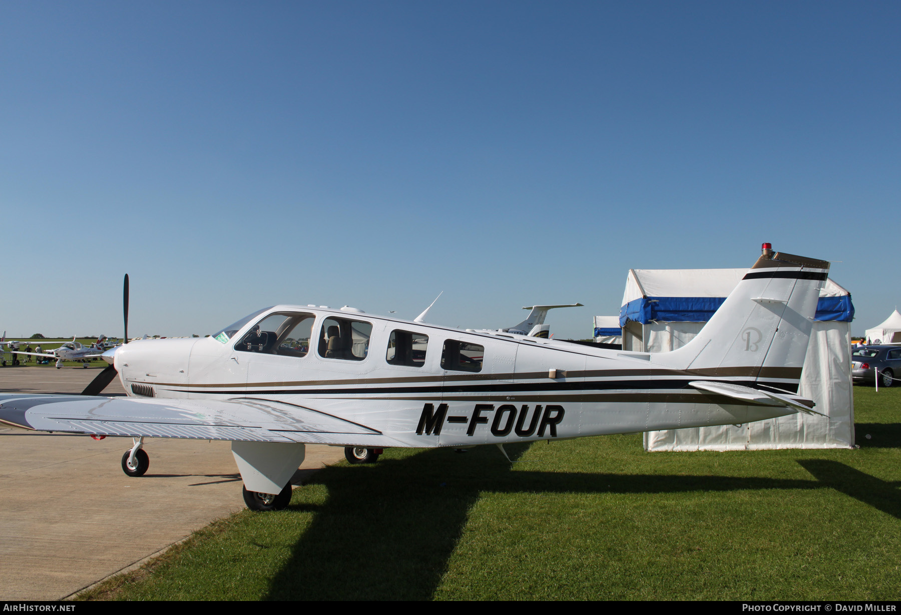 Aircraft Photo of M-FOUR | Hawker Beechcraft G36 Bonanza | AirHistory.net #358324