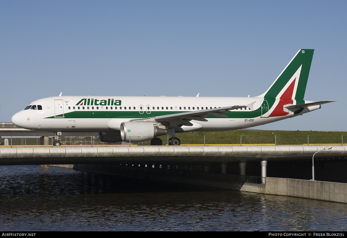 Aircraft Photo of EI-EID | Airbus A320-216 | Alitalia | AirHistory.net #358334