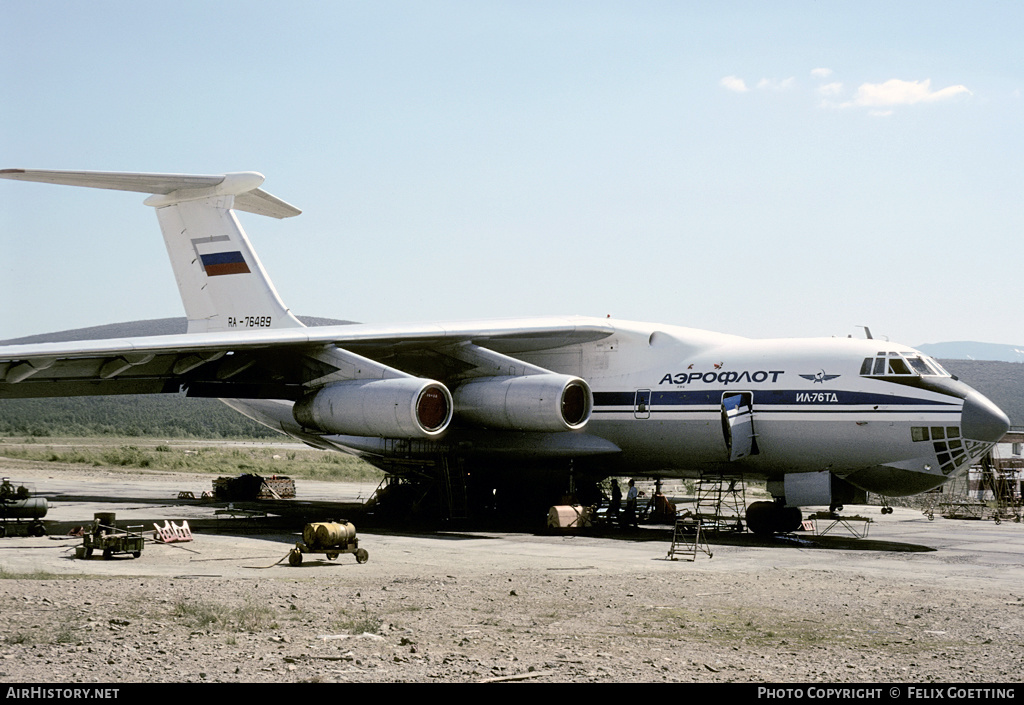 Aircraft Photo of RA-76489 | Ilyushin Il-76TD | Aeroflot | AirHistory.net #358346