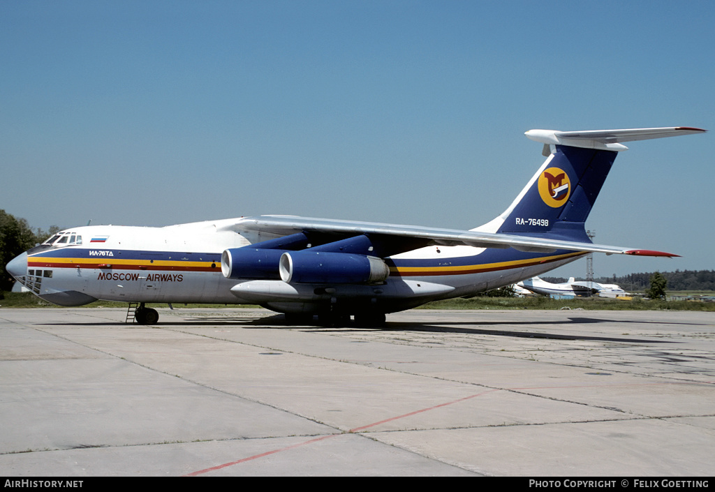 Aircraft Photo of RA-76498 | Ilyushin Il-76TD | Moscow Airways | AirHistory.net #358349