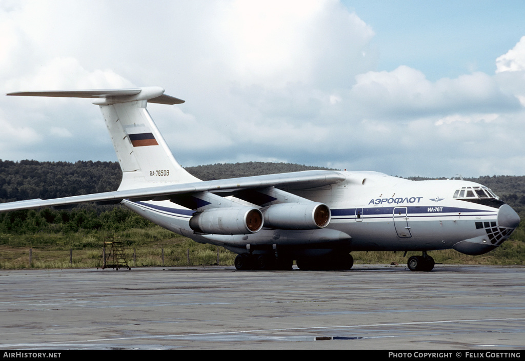 Aircraft Photo of RA-76508 | Ilyushin Il-76T | Aeroflot | AirHistory.net #358372