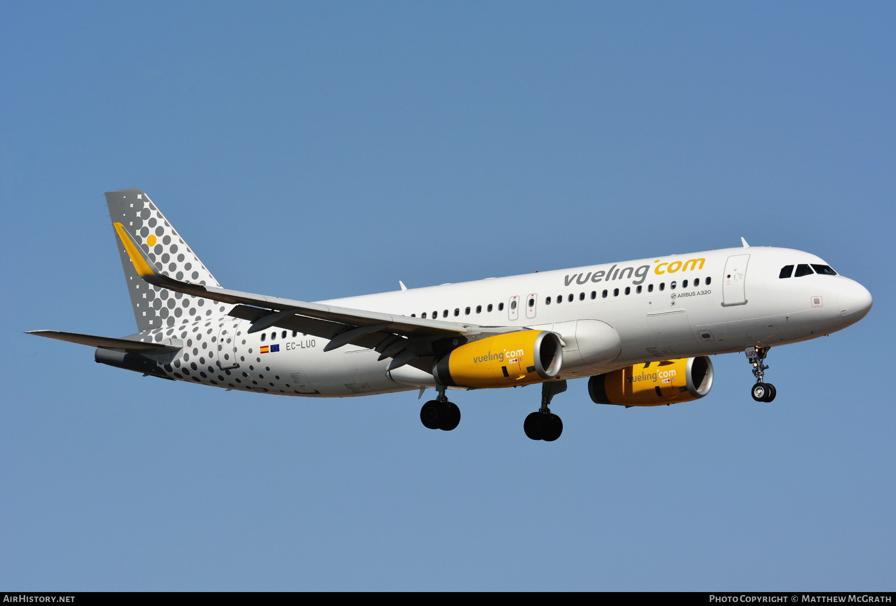 Aircraft Photo of EC-LUO | Airbus A320-232 | Vueling Airlines | AirHistory.net #358374