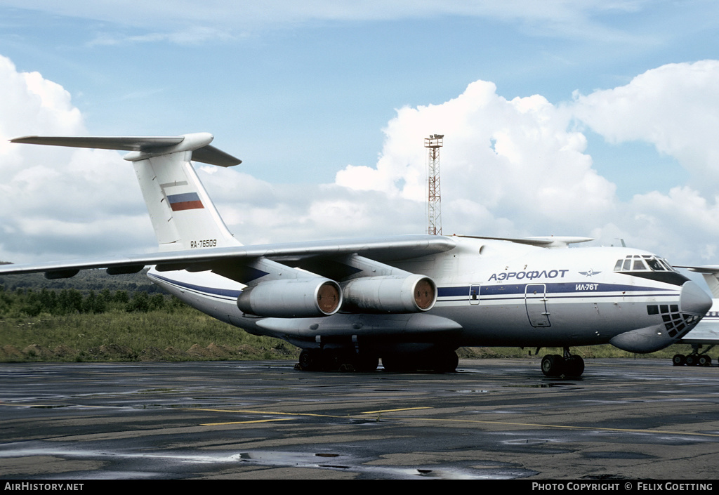 Aircraft Photo of RA-76509 | Ilyushin Il-76T | Aeroflot | AirHistory.net #358375