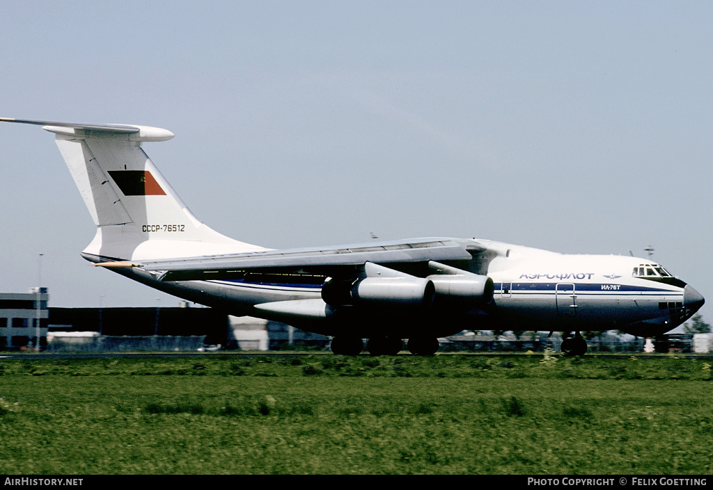 Aircraft Photo of CCCP-76512 | Ilyushin Il-76T | Aeroflot | AirHistory.net #358377