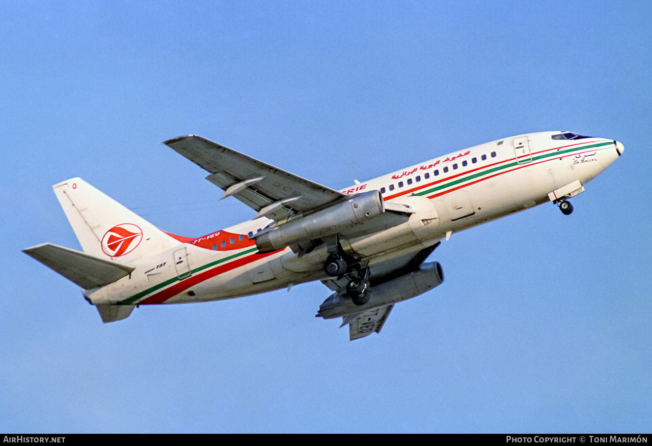 Aircraft Photo of 7T-VEQ | Boeing 737-2D6/Adv | Air Algérie | AirHistory.net #358379