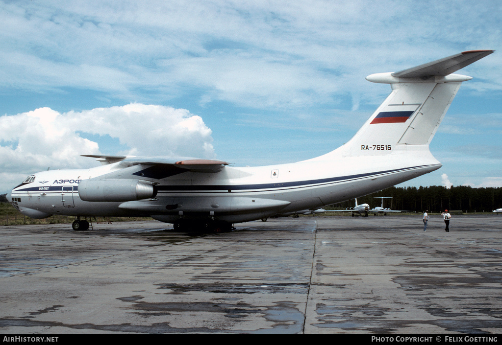 Aircraft Photo of RA-76516 | Ilyushin Il-76T | Aeroflot | AirHistory.net #358401