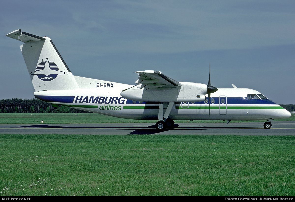 Aircraft Photo of EI-BWX | De Havilland Canada DHC-8-102 Dash 8 | Hamburg Airlines | AirHistory.net #358404