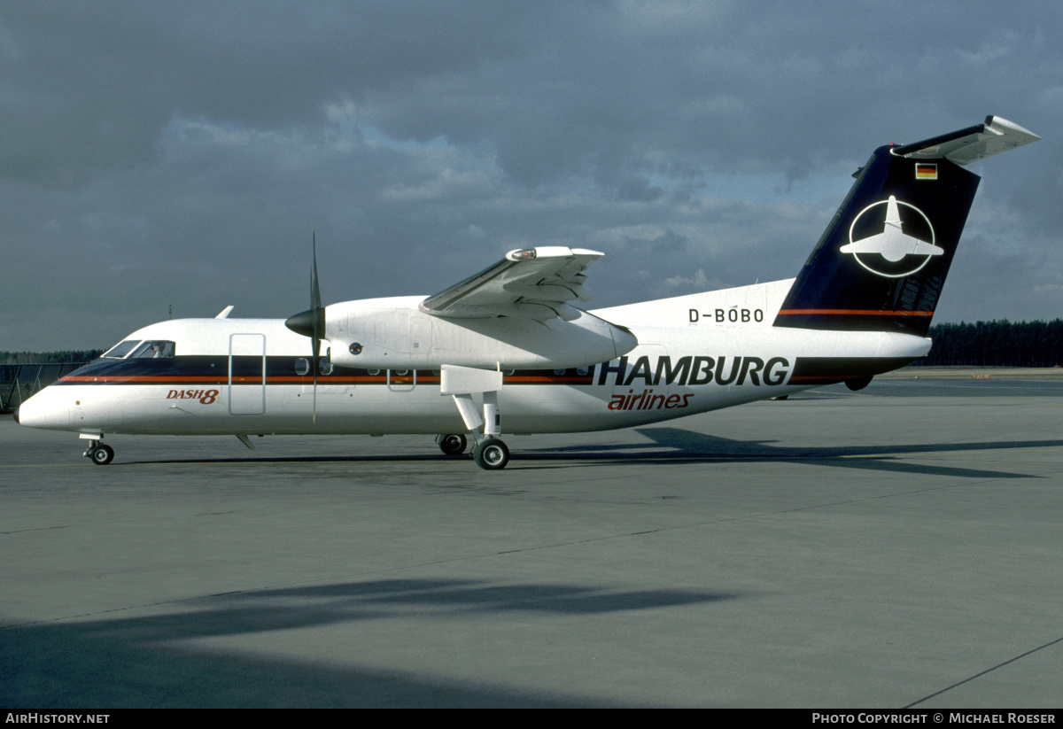Aircraft Photo of D-BOBO | De Havilland Canada DHC-8-102 Dash 8 | Hamburg Airlines | AirHistory.net #358406