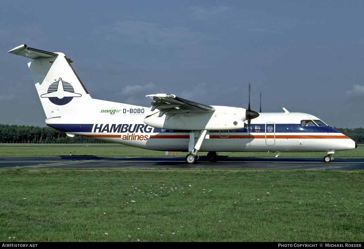 Aircraft Photo of D-BOBO | De Havilland Canada DHC-8-102 Dash 8 | Hamburg Airlines | AirHistory.net #358410
