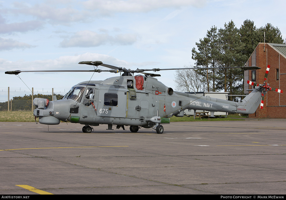 Aircraft Photo of ZD260 | Westland WG-13 Lynx HMA8DSP | UK - Navy | AirHistory.net #358445