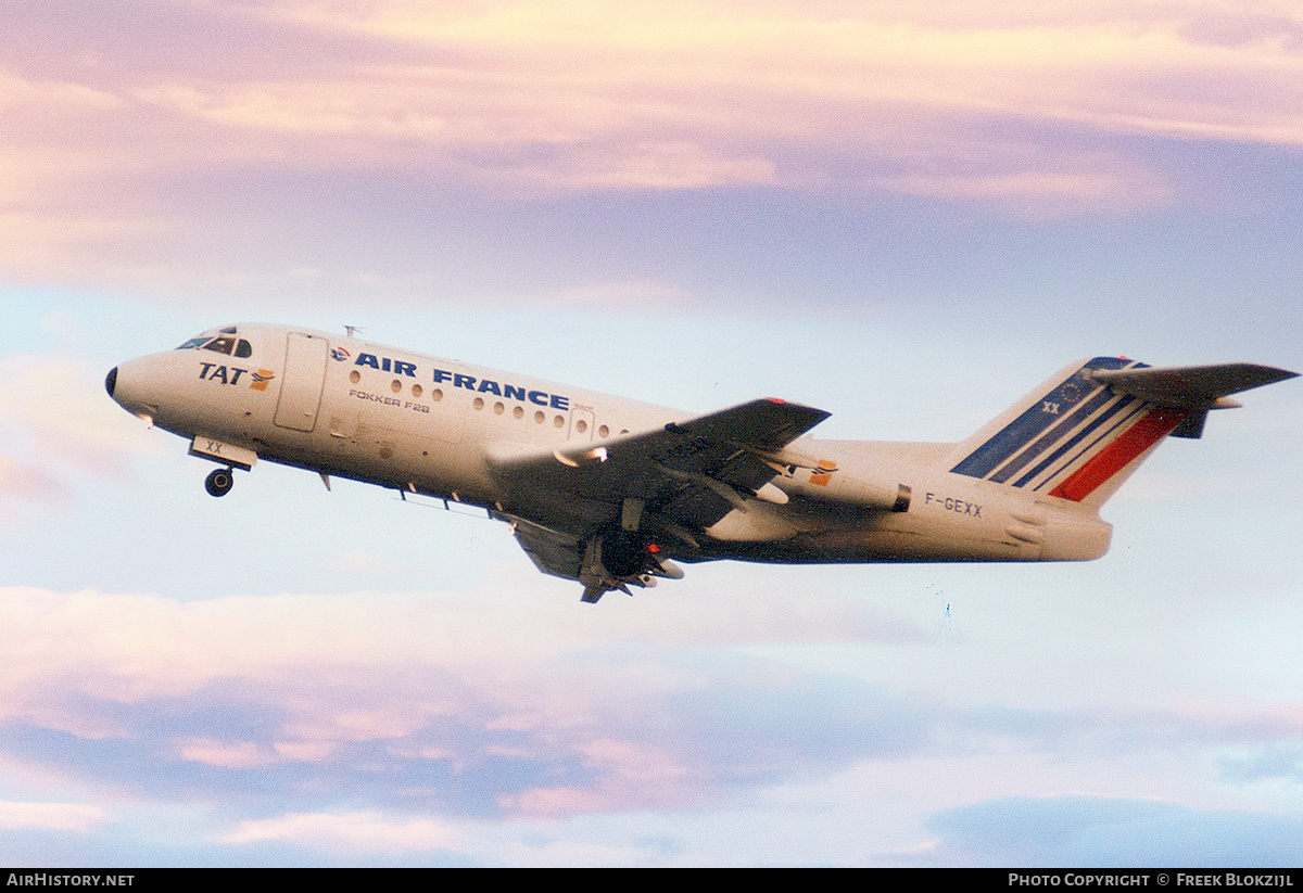 Aircraft Photo of F-GEXX | Fokker F28-1000C Fellowship | Air France | AirHistory.net #358472