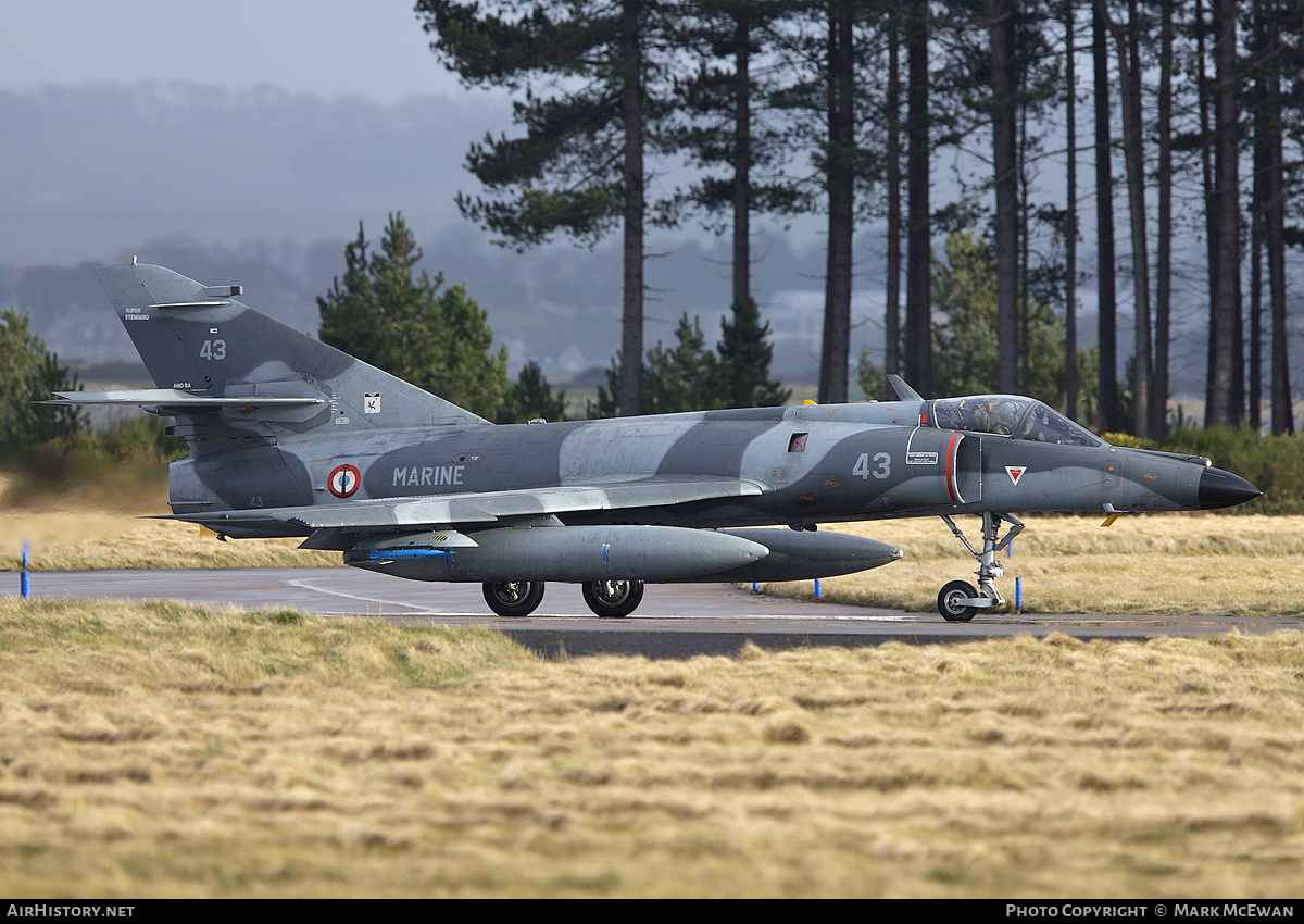 Aircraft Photo of 43 | Dassault Super Etendard Modernisé | France - Navy | AirHistory.net #358515