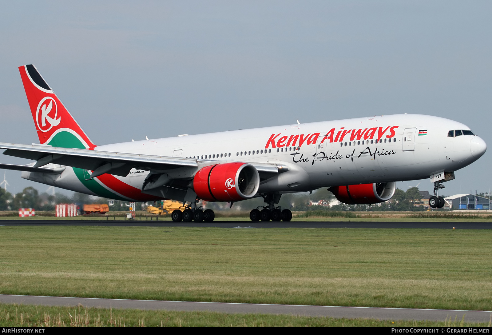 Aircraft Photo of 5Y-KQT | Boeing 777-2U8/ER | Kenya Airways | AirHistory.net #358519