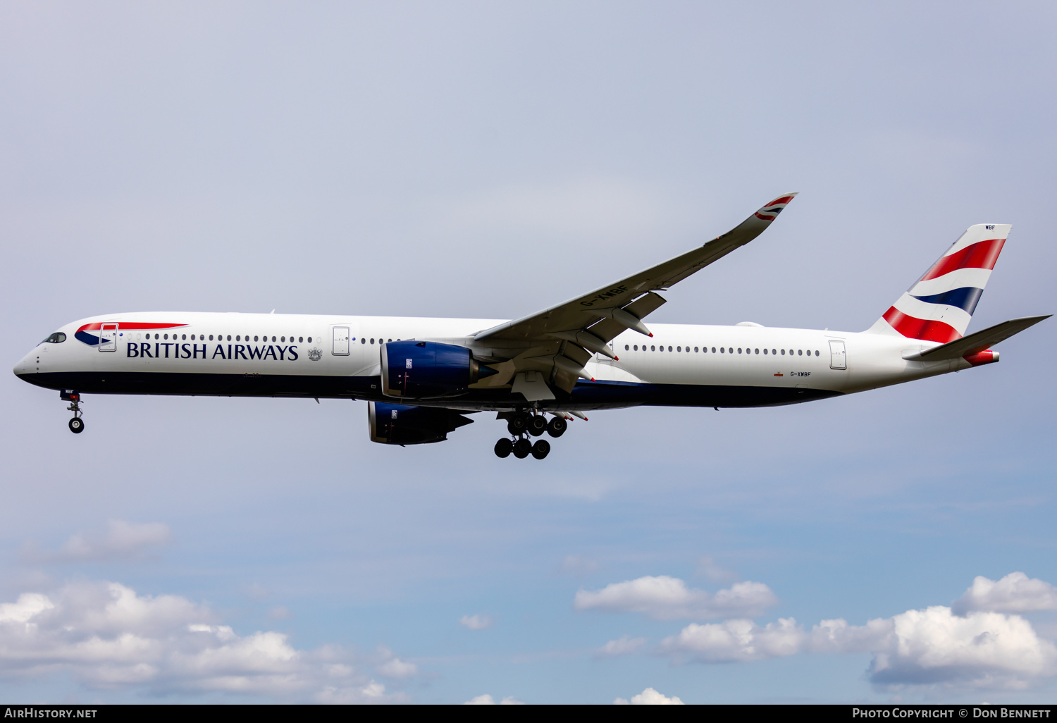 Aircraft Photo of G-XWBF | Airbus A350-1041 | British Airways | AirHistory.net #358534