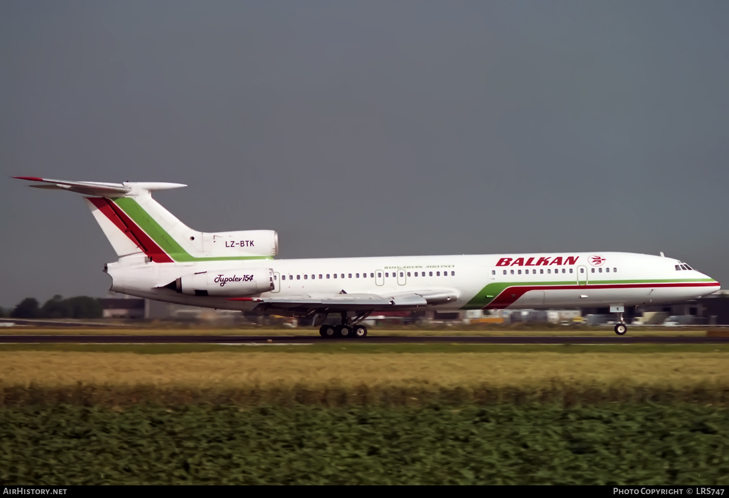 Aircraft Photo of LZ-BTK | Tupolev Tu-154B | Balkan - Bulgarian Airlines | AirHistory.net #358543