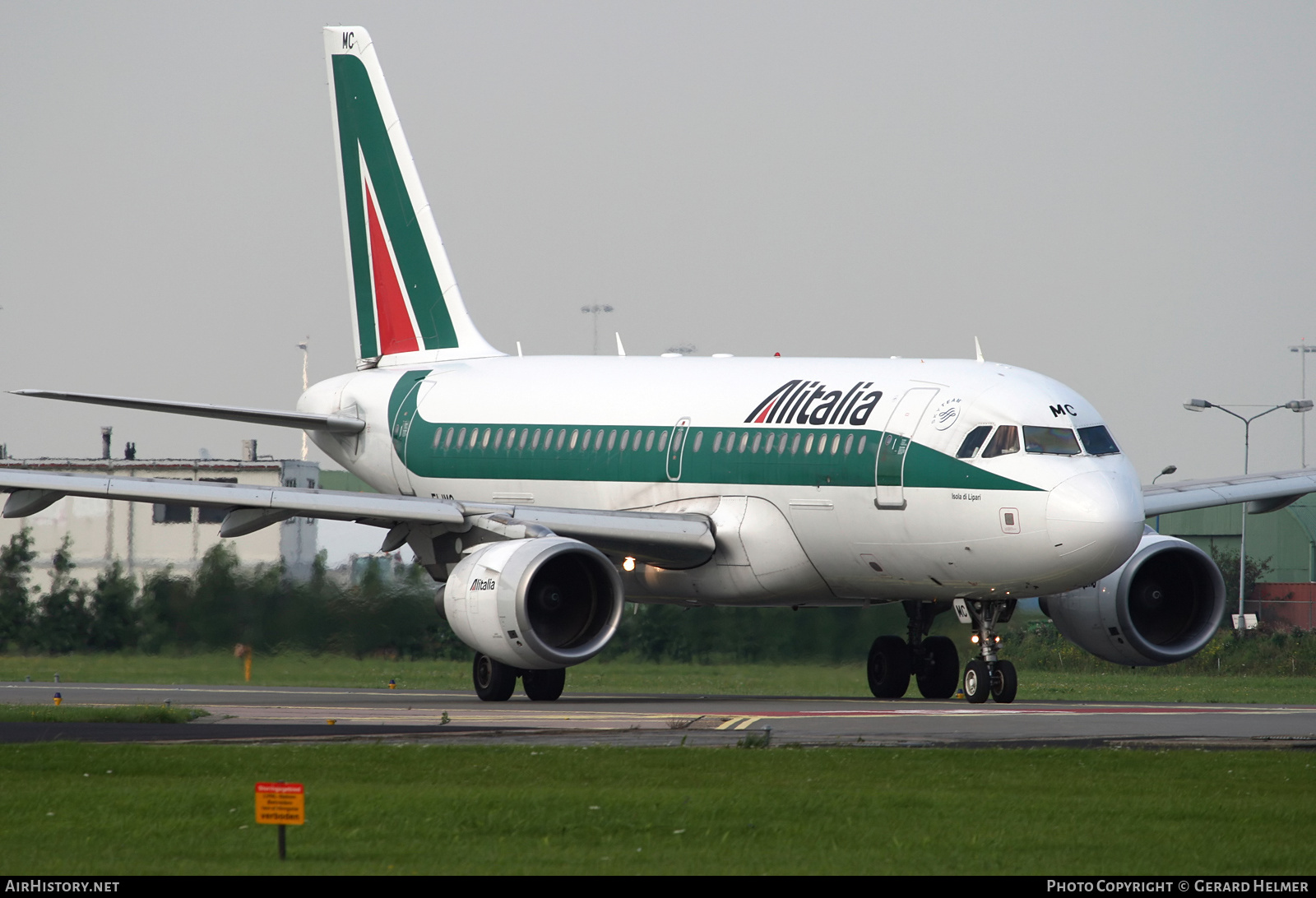 Aircraft Photo of EI-IMC | Airbus A319-112 | Alitalia | AirHistory.net #358549