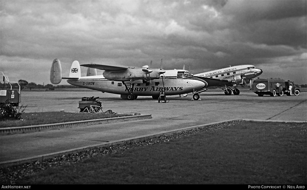 Aircraft Photo of G-AMGW | Miles M.60 Marathon Mk.1 | Derby Airways | AirHistory.net #358565