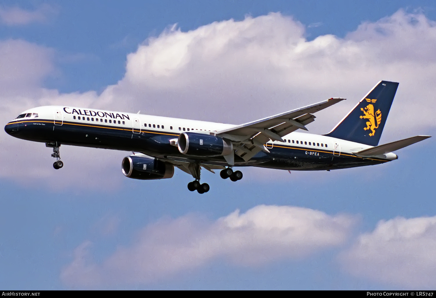 Aircraft Photo of G-BPEA | Boeing 757-236 | Caledonian Airways | AirHistory.net #358570