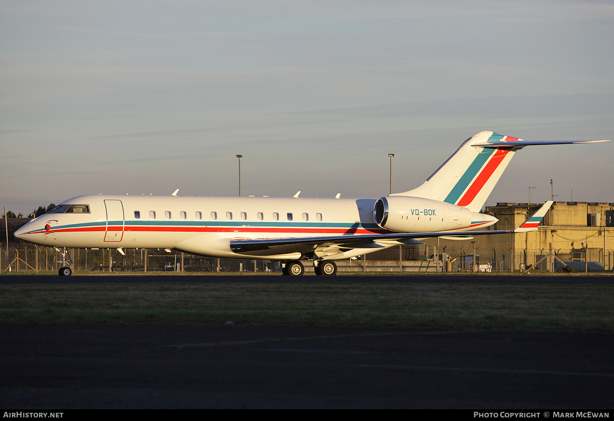 Aircraft Photo of VQ-BOK | Bombardier Global Express XRS (BD-700-1A10) | AirHistory.net #358580