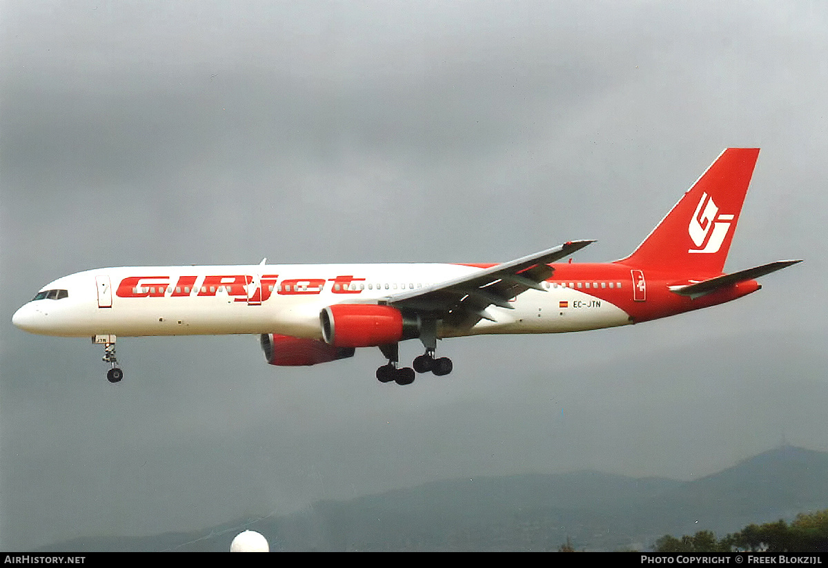 Aircraft Photo of EC-JTN | Boeing 757-236 | GIRjet | AirHistory.net #358585