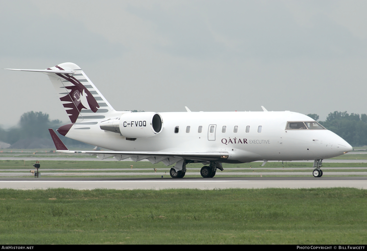 Aircraft Photo of C-FVOQ | Bombardier Challenger 605 (CL-600-2B16) | Qatar Executive | AirHistory.net #358594