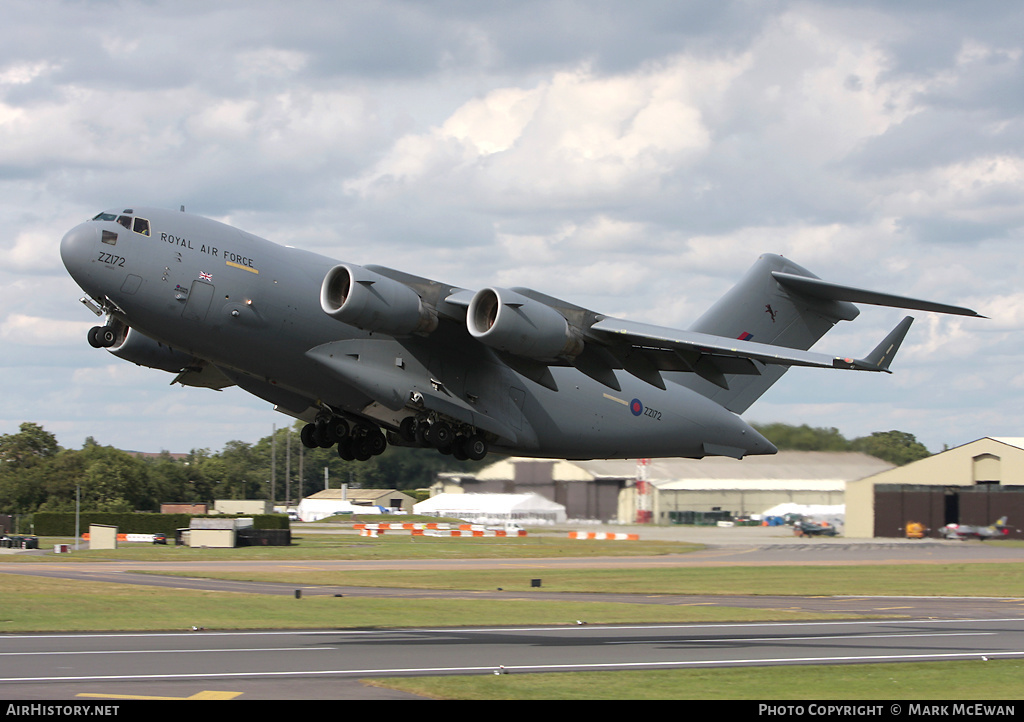 Aircraft Photo of ZZ172 | Boeing C-17A Globemaster III | UK - Air Force | AirHistory.net #358612