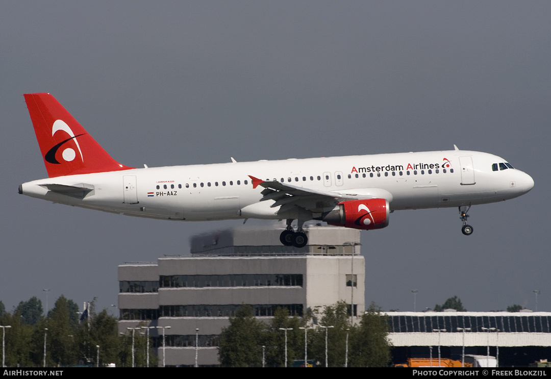 Aircraft Photo of PH-AAZ | Airbus A320-211 | Amsterdam Airlines | AirHistory.net #358615