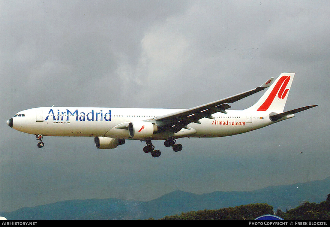 Aircraft Photo of EC-IYB | Airbus A330-202 | Air Madrid | AirHistory.net #358620