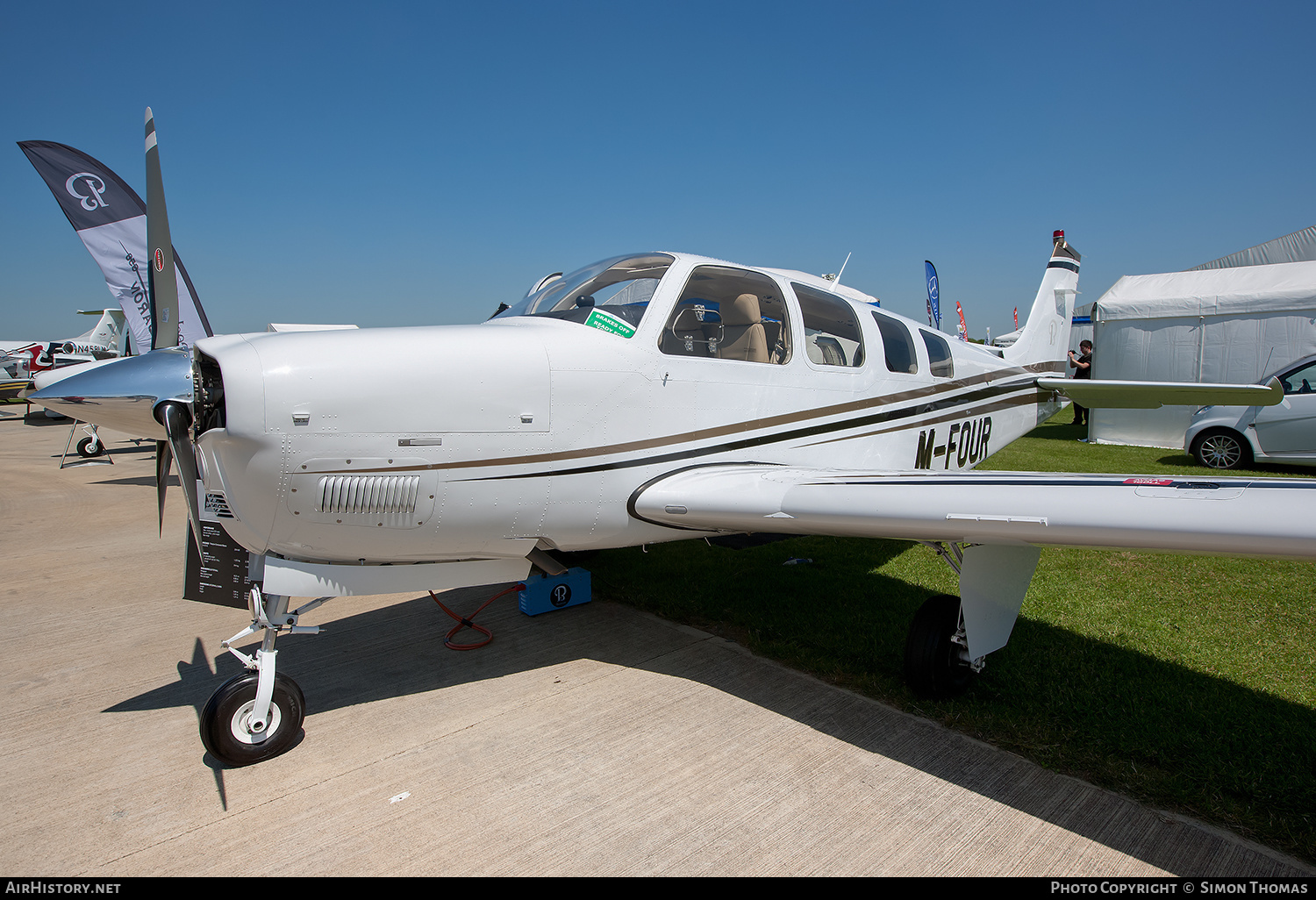 Aircraft Photo of M-FOUR | Hawker Beechcraft G36 Bonanza | AirHistory.net #358625