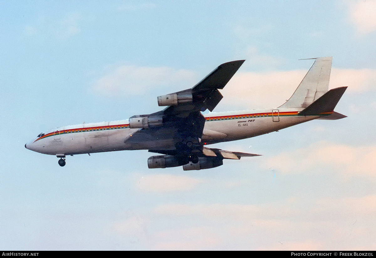 Aircraft Photo of EL-AKU | Boeing 707-347C | AirHistory.net #358630