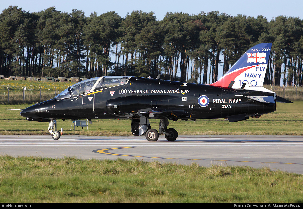 Aircraft Photo of XX301 | British Aerospace Hawk T1A | UK - Navy | AirHistory.net #358651