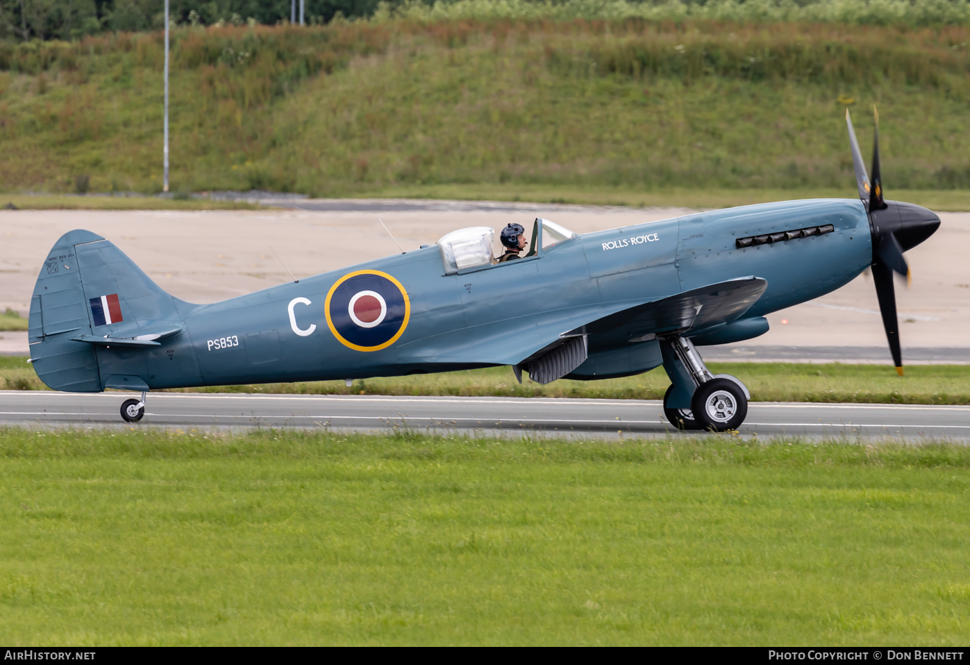 Aircraft Photo of G-RRGN / PS853 | Supermarine 389 Spitfire PR19 | Rolls-Royce | UK - Air Force | AirHistory.net #358665