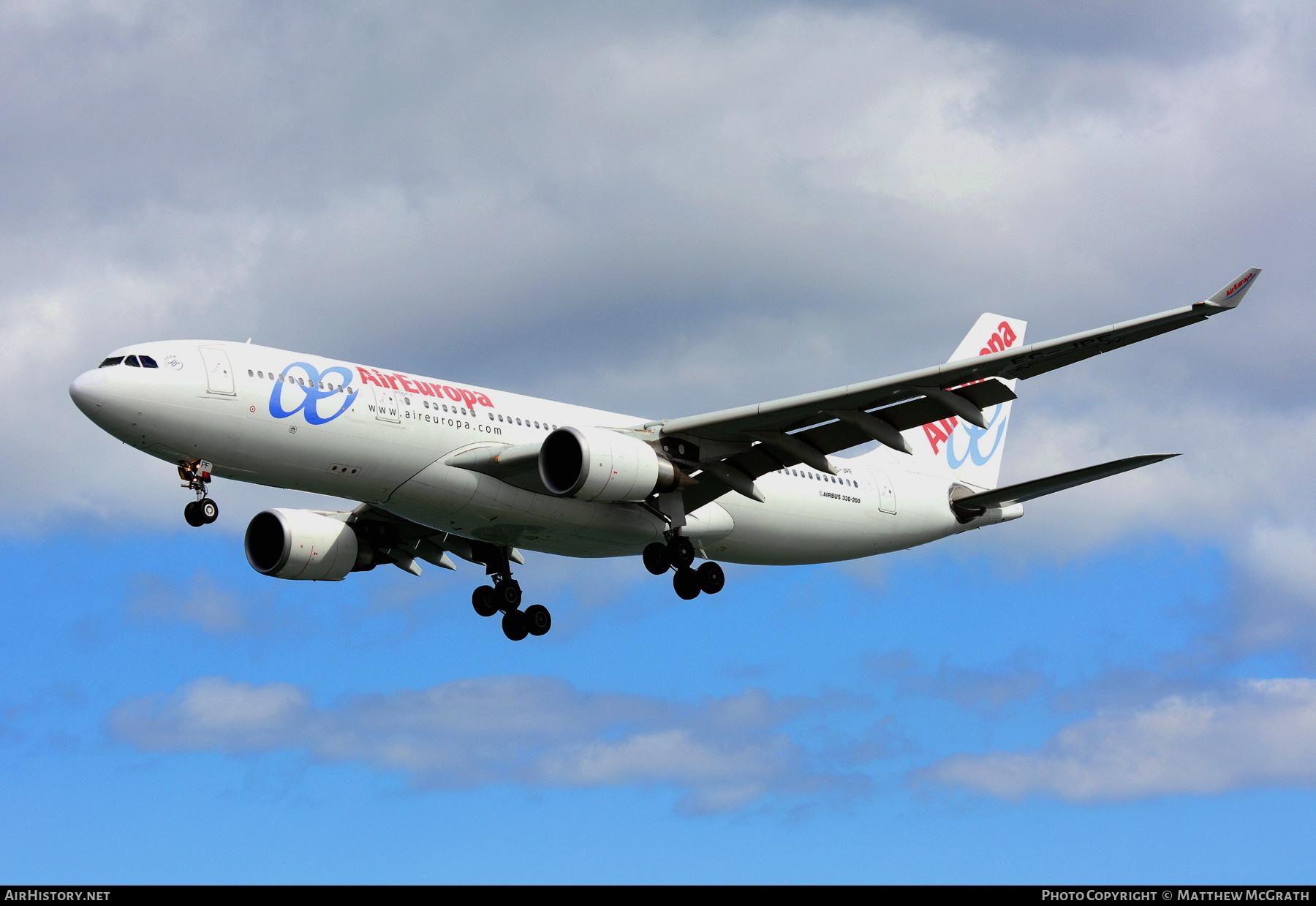 Aircraft Photo of EC-JPF | Airbus A330-202 | Air Europa | AirHistory.net #358670