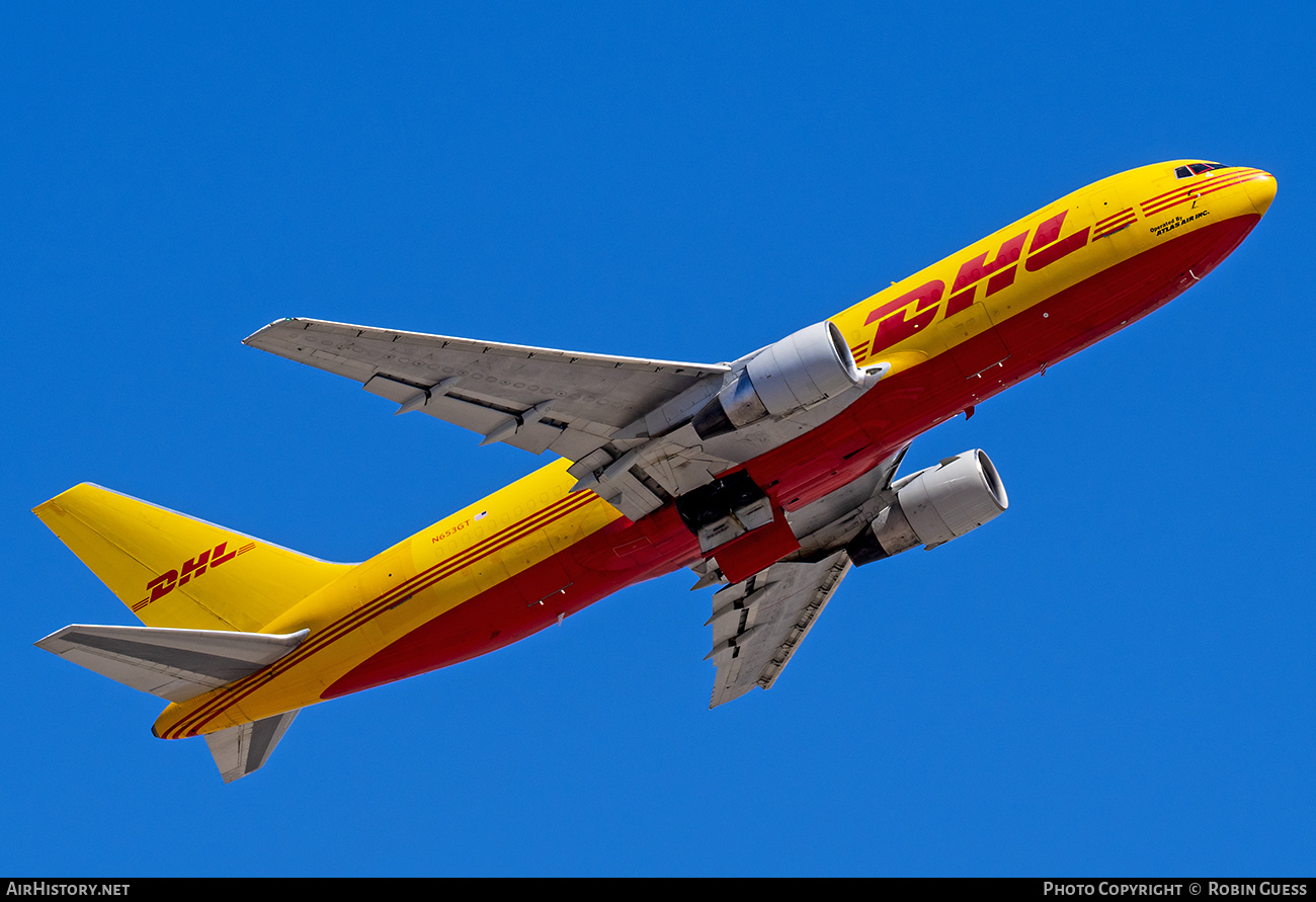 Aircraft Photo of N653GT | Boeing 767-231(ER)F | DHL International | AirHistory.net #358716