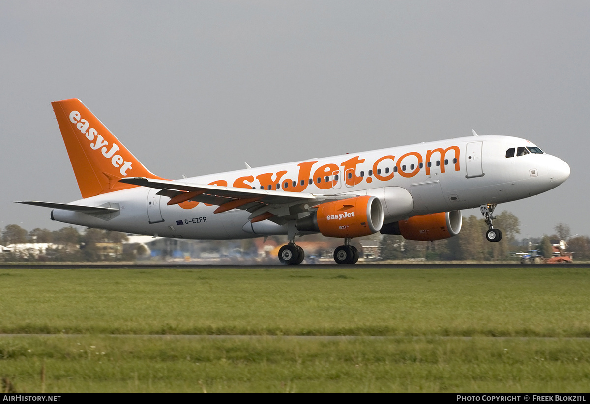 Aircraft Photo of G-EZFR | Airbus A319-111 | EasyJet | AirHistory.net #358744
