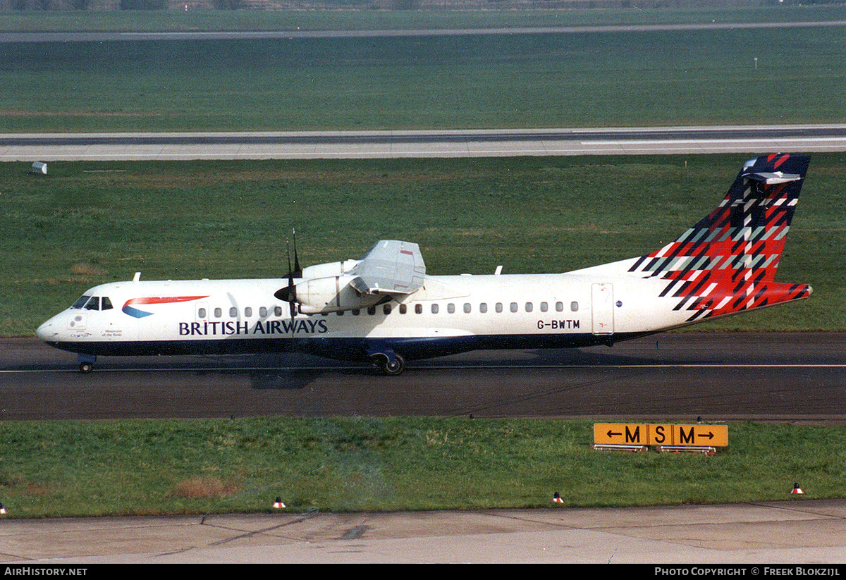 Aircraft Photo of G-BWTM | ATR ATR-72-202 | British Airways | AirHistory.net #358774