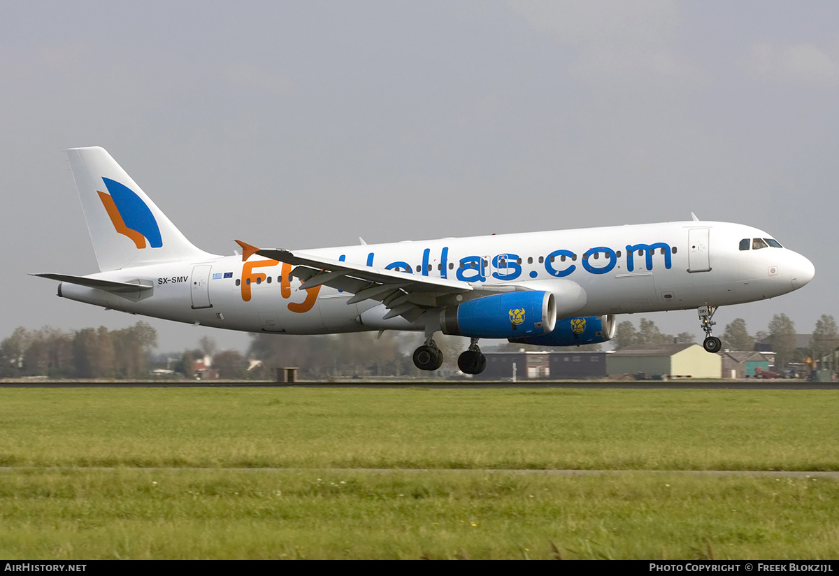 Aircraft Photo of SX-SMV | Airbus A320-231 | Fly Hellas | AirHistory.net #358787