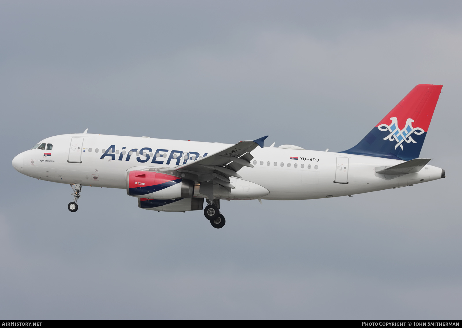 Aircraft Photo of YU-APJ | Airbus A319-132 | Air Serbia | AirHistory.net #358793
