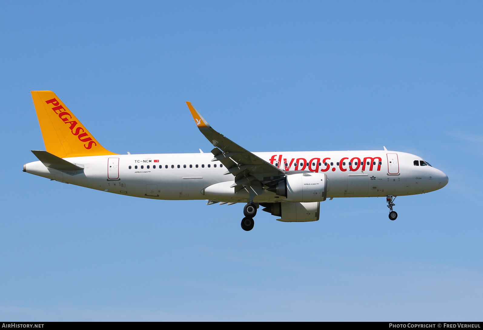 Aircraft Photo of TC-NCM | Airbus A320-251N | Pegasus Airlines | AirHistory.net #358831
