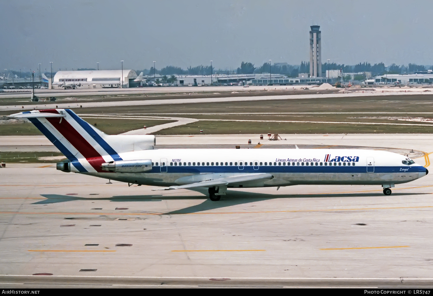 Aircraft Photo of N1279E | Boeing 727-2Q6/Adv | LACSA - Líneas Aéreas de Costa Rica | AirHistory.net #358838