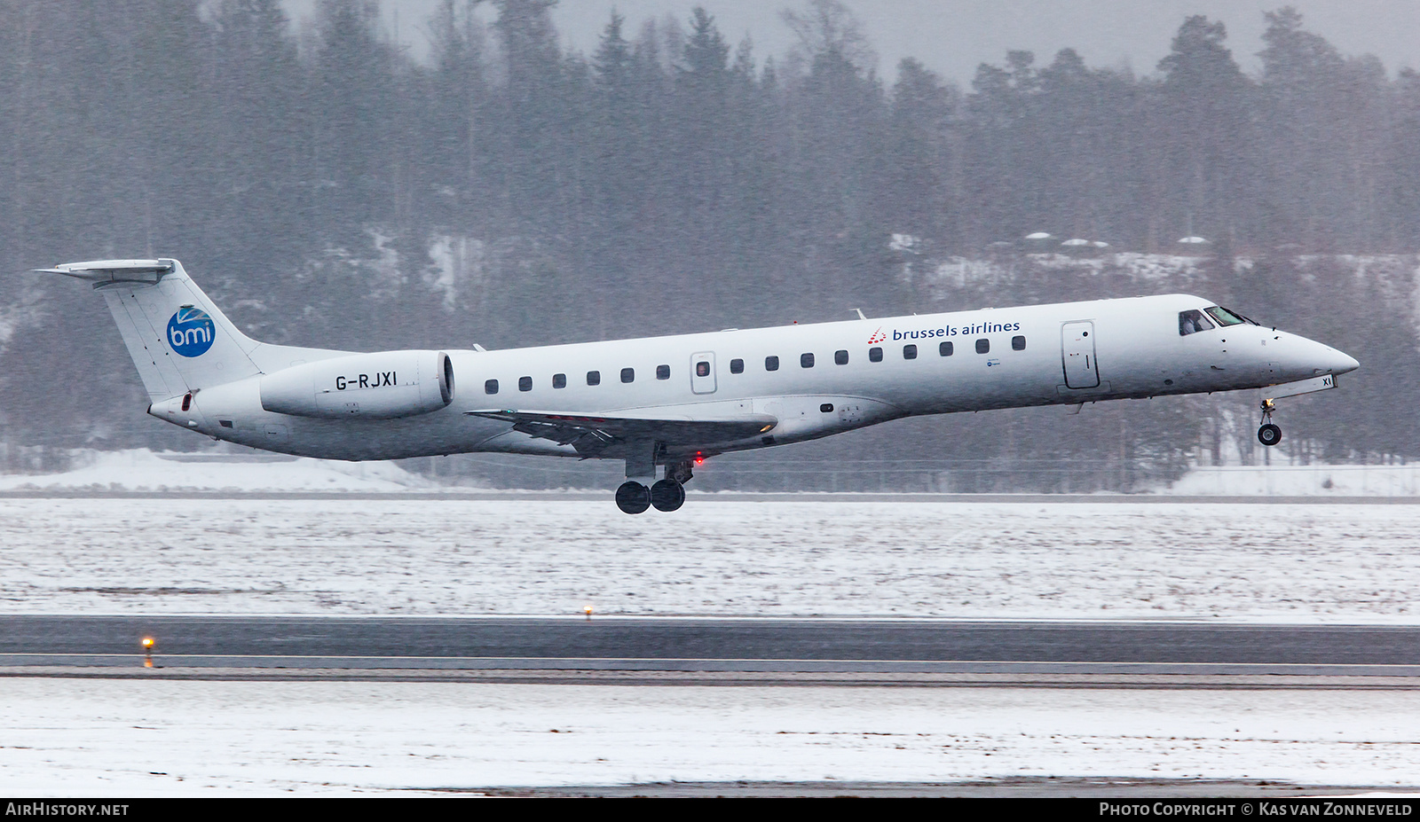 Aircraft Photo of G-RJXI | Embraer ERJ-145EP (EMB-145EP) | Brussels Airlines | AirHistory.net #358853