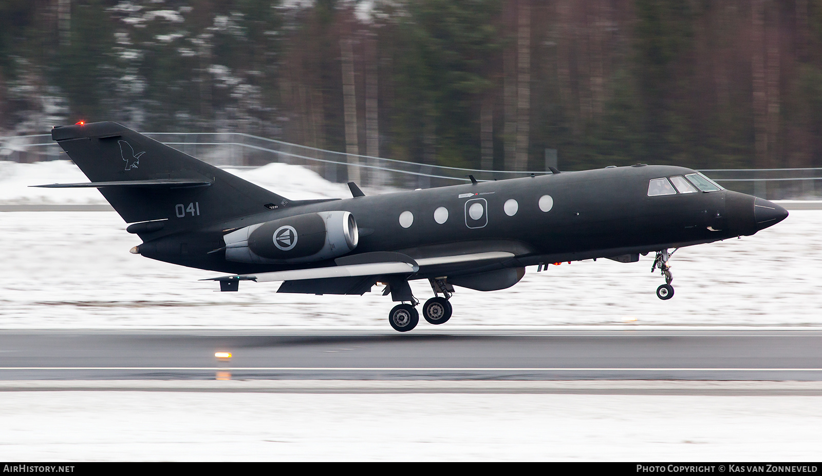 Aircraft Photo of 041 | Dassault Falcon 20ECM | Norway - Air Force | AirHistory.net #358854