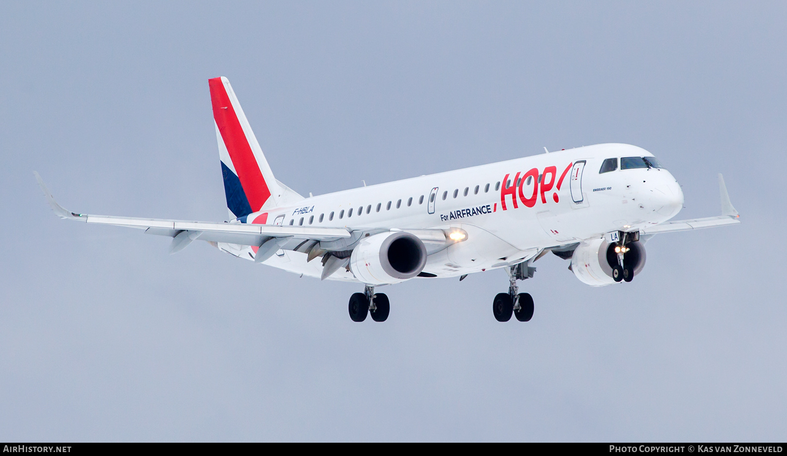 Aircraft Photo of F-HBLA | Embraer 190LR (ERJ-190-100LR) | Hop! | AirHistory.net #358856