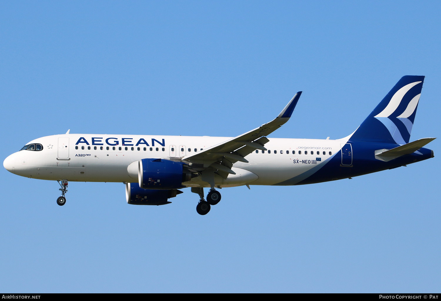 Aircraft Photo of SX-NEO | Airbus A320-271N | Aegean Airlines | AirHistory.net #358885
