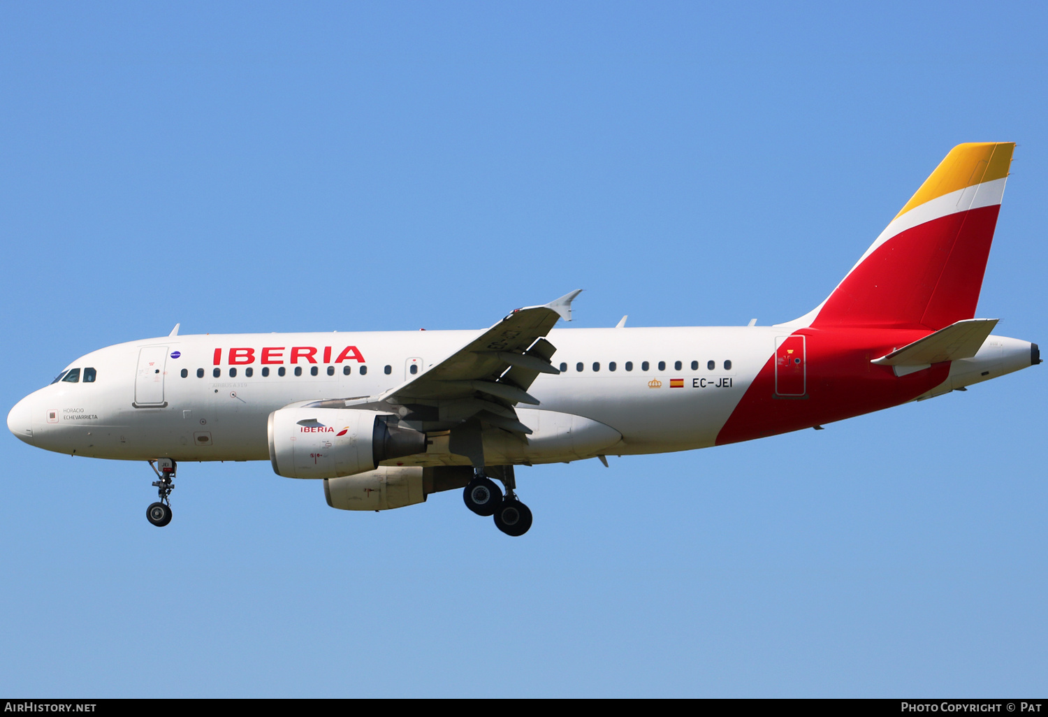 Aircraft Photo of EC-JEI | Airbus A319-111 | Iberia | AirHistory.net #358887